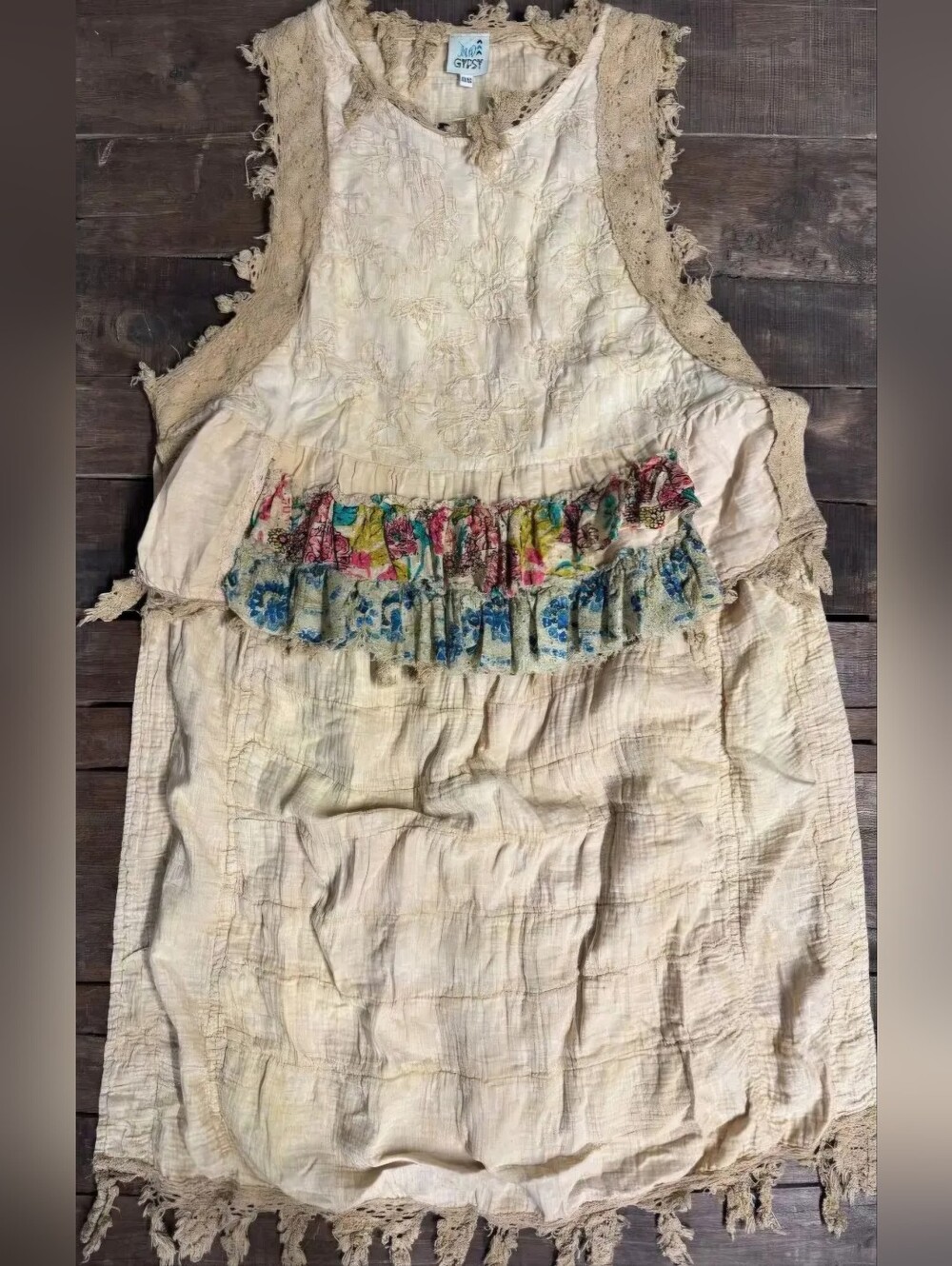 #1711 Jaded Gypsy Ruffle It Up High-Low Top
